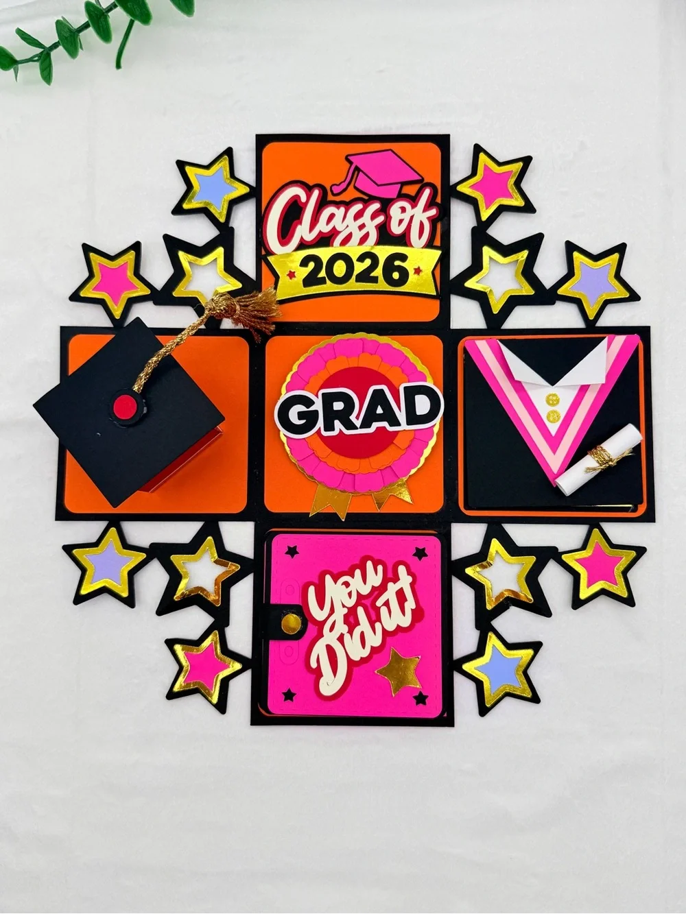 Cute Graduation Exploding/ Pop-up Box - Picture 12 of 12